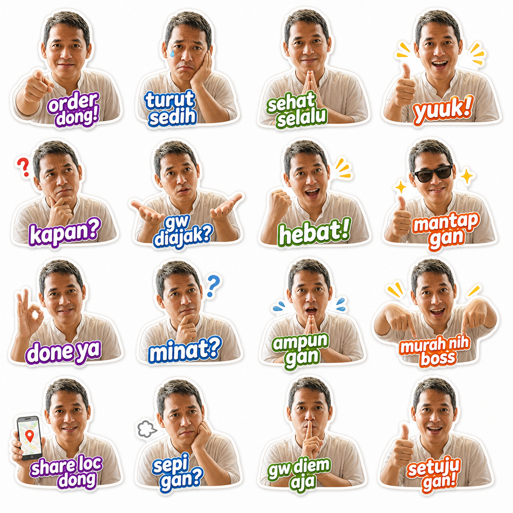 Sample sticker WhatsApp 13