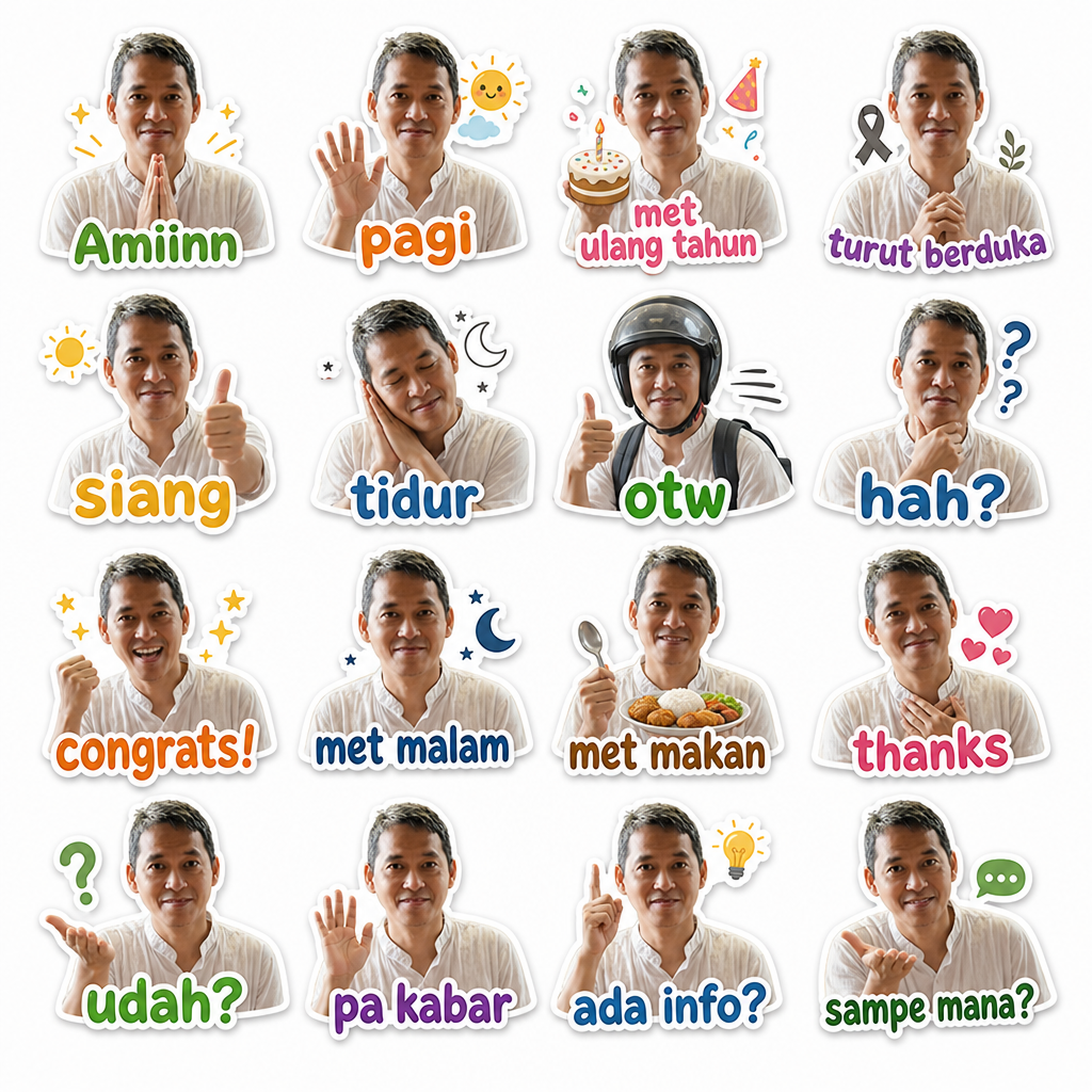 Sample sticker WhatsApp 14